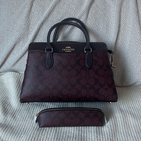 Coach Oxbridge Darcie Carryall with pencil case - Picture 2 of 12